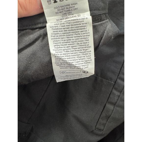 Vera Moda Womens XL "32 Black Barrel Pants Rolled Cuffs NWT Business Casual - Picture 10 of 13